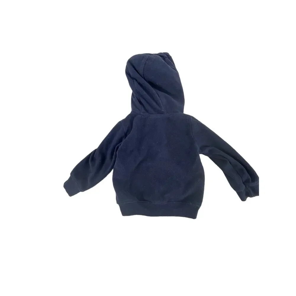 Carter's Simple Joys Gray Navy Blue 2 Full Zip Hoodies Baby Size 12 Months